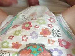 LibertyPorno presents: Boy and girl in wet goodnites diapers plat with a dildo sex