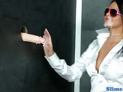 LibertyPorno presents: Gloryhole sluts sucking for cum