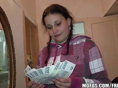 LibertyPorno presents: Pretty czech student trades sex for cash