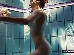 LibertyPorno presents: Hot big titted teen lera swimming in the pool