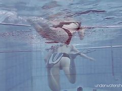 LibertyPorno presents: Roxalana chech in scuba diving in the pool
