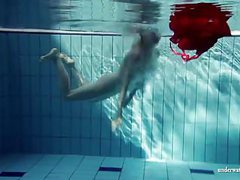 LibertyPorno presents: Hot blonde lucie french teen in the pool
