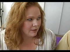 LibertyPorno presents: Big titted bbw redhead roze gets her fat quim fucked