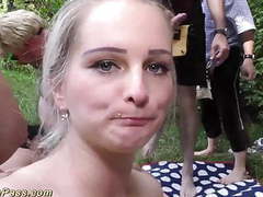 LibertyPorno presents: Outdoor oktoberfest fuck orgy