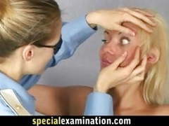 LibertyPorno presents: Hot blonde babe gets gyno examination