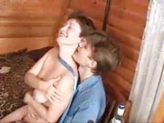 LibertyPorno presents: Russian mom play strip poker with not her son
