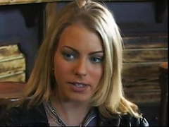 LibertyPorno presents: Hungarian hottie double penetrated on a pool table