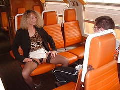 LibertyPorno presents: Virgin boy and nasty mom in train