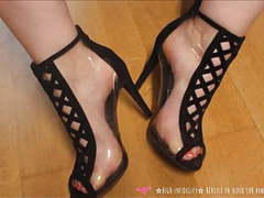 LibertyPorno presents: Foot fetish - french woman shoes on vends-ta-culotte