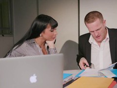 LibertyPorno presents: Rough dicking in the office with gorgeous valentina ricci