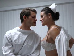 LibertyPorno presents: Penny barber enjoys while getting fucked by her dirty doctor