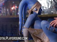 LibertyPorno presents: Aria alexander does a test on alessa savage & when she passes eva lovia celebrates by doing an orgy - digitalplayground
