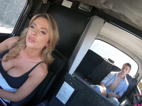 LibertyPorno presents: Lucky passenger fucks wet pussy of horny taxi driver shalina devine