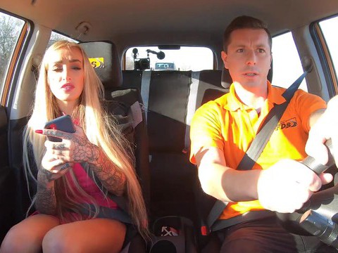 LibertyPorno presents: Video of fit daisy lee giving head and getting fucked in the car
