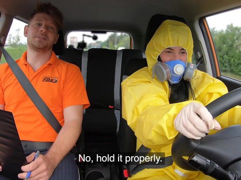 LibertyPorno presents: Driving instructor fucks orgasmic pussy of skinny czech lexi dona