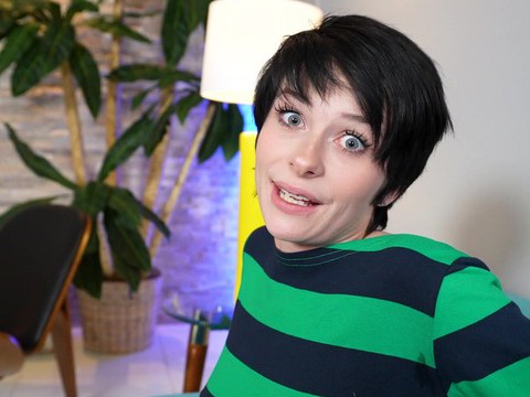 LibertyPorno presents: Short hair kitty lynn gives a blowjob and gets fucked balls deep
