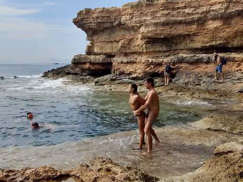 LibertyPorno presents: Divers watching us fuck at the beach give us some help