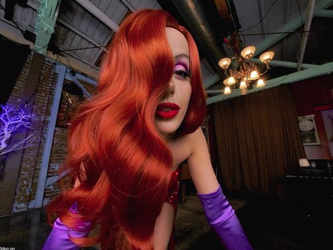 LibertyPorno presents: Pov cosplay porn with jessica rabbit in hd porn