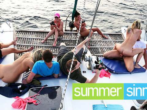 LibertyPorno presents: Crazy boat ride fuck by summersinners