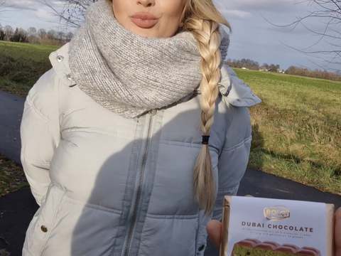 LibertyPorno presents: I blow and fuck a stranger for the last dubai chocolate from the discount store - risky public sex - litclit