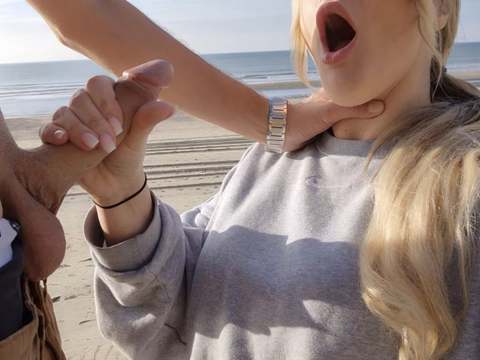 LibertyPorno presents: Outdoor after a blowjob for a stranger on the beach, i was fucked in public