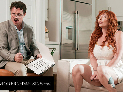 LibertyPorno presents: Modern-day sins - pervert therapist is obsessed with redhead milf lauren phillips's stunning body