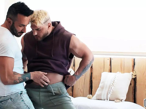 LibertyPorno presents: Men - eager johnny viper gets a mouthful of cum after william seed fucks his ass in doggystyle