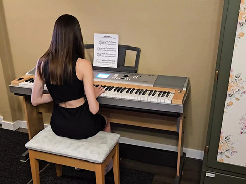 LibertyPorno presents: Techer fucked a piano student