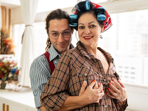 LibertyPorno presents: First ass fucking with mature stepmom