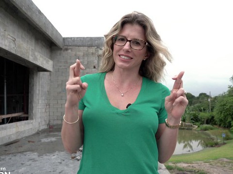 LibertyPorno presents: Outdoors construction video with provocative model cory chase
