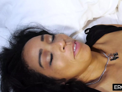 LibertyPorno presents: Sexy black milf gets fucked hard by a thick bbc - she loves every deep thrust