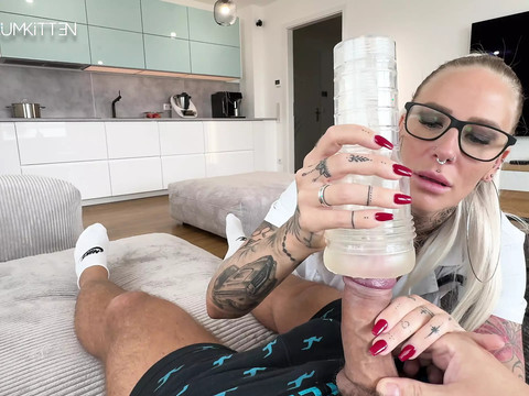 LibertyPorno presents: Ride therapy for pole fever - raw xxl glasses facial you won't forget