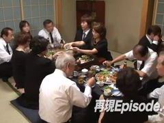 LibertyPorno presents: He fucks japanese girl at a party