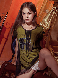 LibertyPorno presents: This skinny teen doll has a pair of shapely breasts that she loves to show off with each move she makes to keep things smoking hot