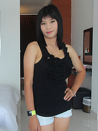 LibertyPorno presents: Stunning Thai babe with big puffy tits gets a creampie surprise