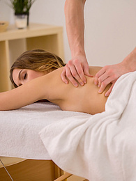 LibertyPorno presents: Small breasted Zoe Doll gets fucked by her hot and horny masseuse