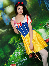 LibertyPorno presents: Extremely sexy model with nice tasty boobies slowly takes of her kinky outfit until she reveals her meaty slit.