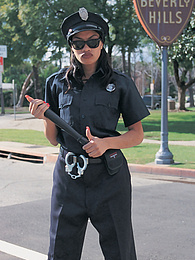 LibertyPorno presents: Cherry Lee, This Corrupt L.A. Cop Takes What She Wants