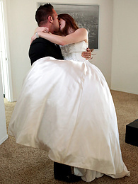 LibertyPorno presents: Bride with big fake tits Veronica Vain gets her trimmed pussy nailed deep